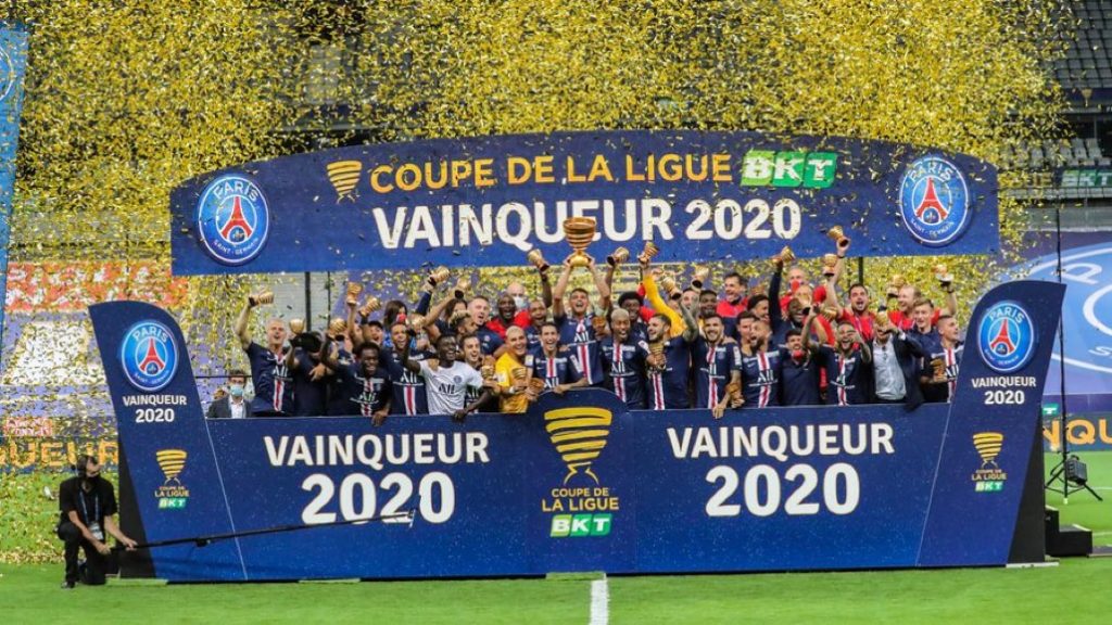 Kalahkan Lyon Lewat Adu Penalti, PSG Juara Piala Liga Prancis