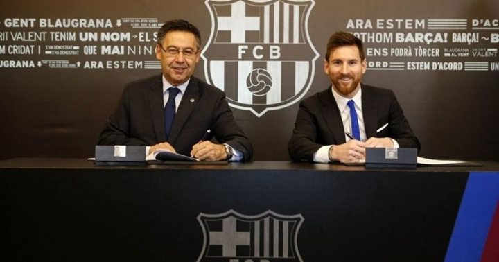 Bartomeu Akan Sunat Gaji Lionel Messi yang memilih bertahan