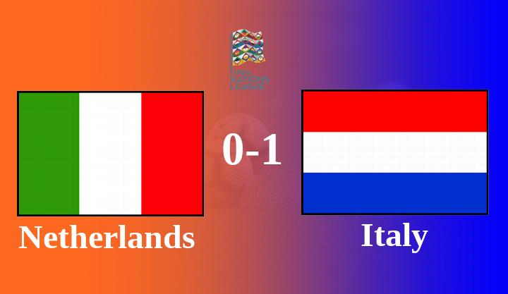 Hasil Pertandingan UEFA Nations League Belanda vs Italia Skor 0-1