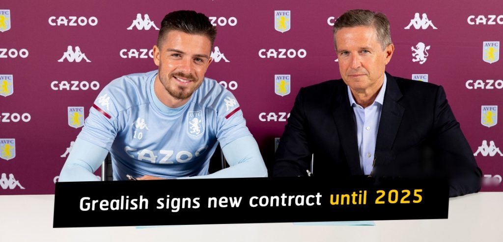 Akhiri Spekulasi Jack Grealish Perpanjang Kontrak di Aston Villa