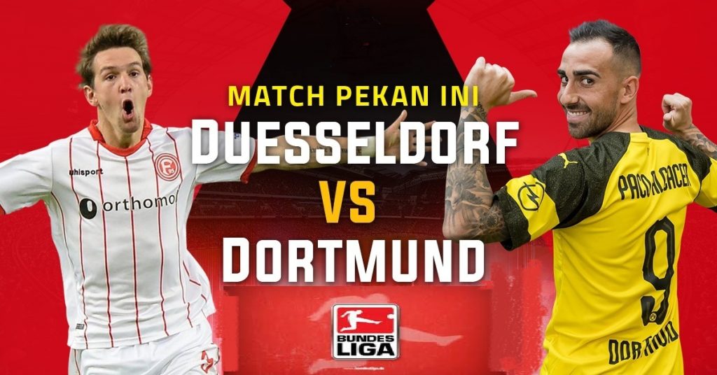 Prediksi Pertandingan Fortuna Dusseldorf Vs Borussia Dortmund, Pekan ke-33 Bundesliga