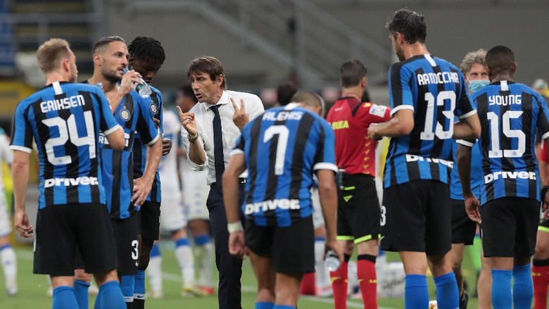 Inter Milan yang bermain tanpa ampun membuat conte merasa puas