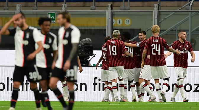 Juventus kalah dari Ac Milan dengan skor 4-2