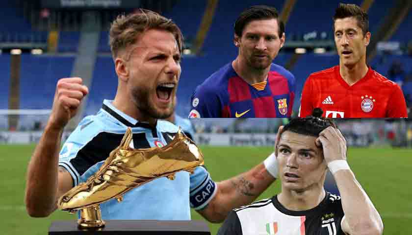 Ciro Immobile raih Sepatu Emas Eropa, kalahkan Ronaldo dan Messi