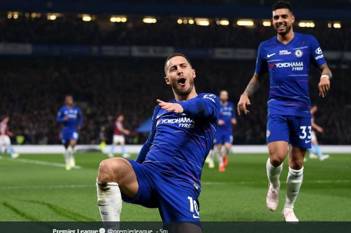 Tanpa Eden Hazard Chelsea pun Bisa Amankan posisi Empat Besar