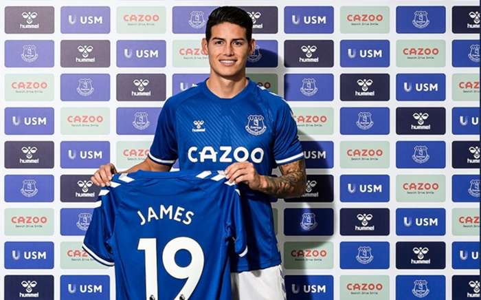 Akhirnya James Rodriguez bergabung dengan Everton