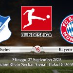 Prediksi Pertandingan Hoffenheim VS Bayern Munich 27 September 2020