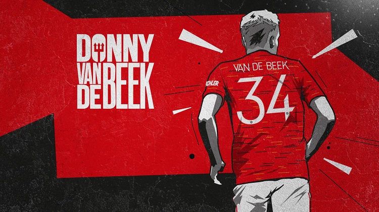Resmi, Donny Van de Beek Gunakan Nomor 34 di Manchester United